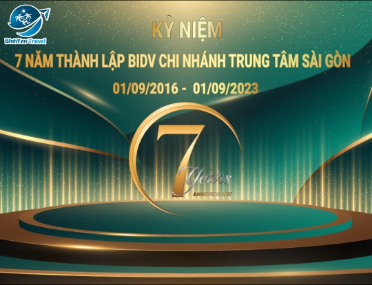 Kỷ Niệm 7 Năm Thành Lập BIDV Trung Tâm Sài Gòn 2023